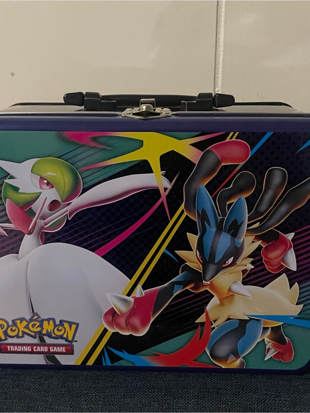 Pokemon lunch tin Lucario & Gardevoir Design